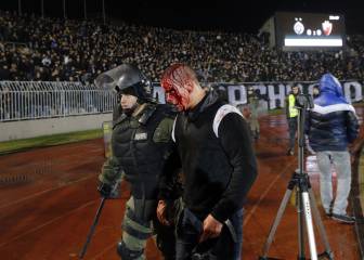 La batalla campal de Belgrado en imágenes
