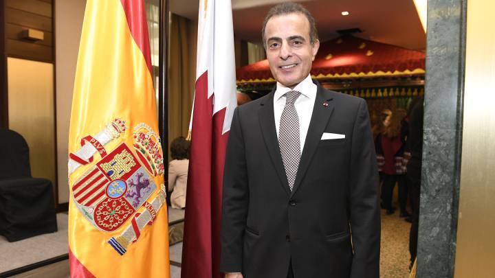Al Kuwari, embajador de Qatar en España. 