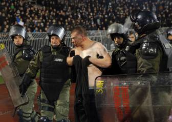 Batalla campal entre ultras del Partizán: diecisiete heridos