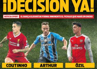 Coutinho, Özil y Arthur, de los tres, uno