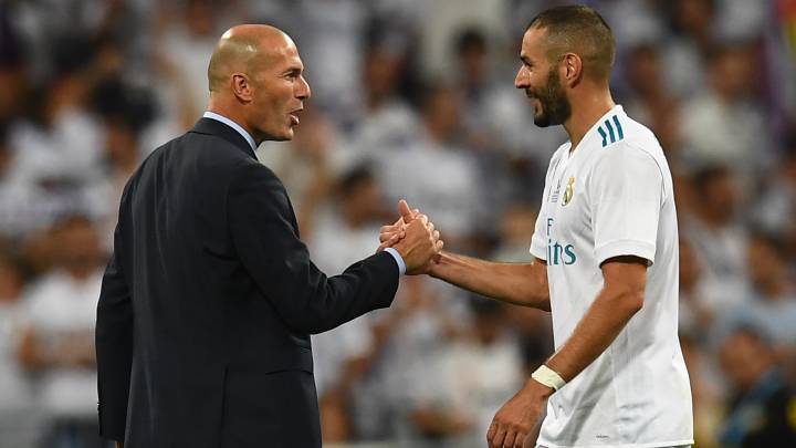 Zidane: nueve defensas a su '9'