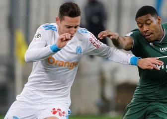El Atlético piensa en el atacante francés Thauvin, según L'Équipe