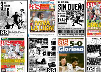 Las 51 portadas de los Clásicos de Liga en el Bernabéu desde 1967