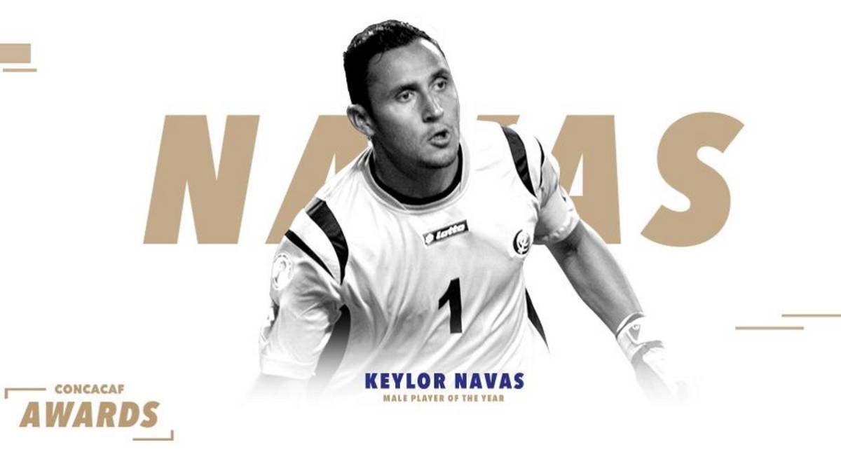 Keylor Navas, mejor jugador de la CONCACAF 2017.