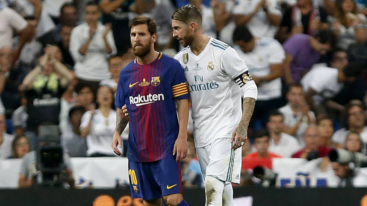 estático zona nombre de la marca Real Madrid vs Barcelona: Ramos, Messi e Iniesta: en el Clásico cuenta la  experiencia - AS.com
