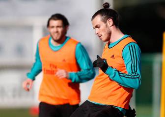 Cristiano y Benzema, en el gimnasio mirando al Clásico