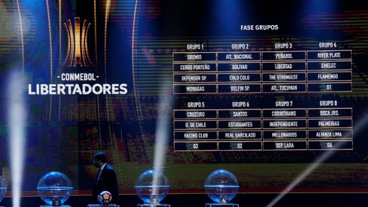 Resumen del sorteo Copa Libertadores y Copa Sudamericana 2018: fase de grupos