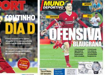 Coutinho revive en las portadas de Barcelona