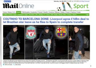 Coutinho ya está en Barcelona: el lunes podría ser presentado