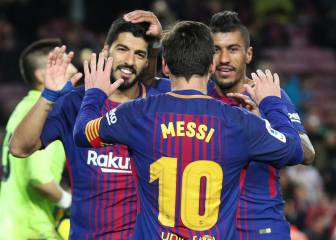 En imágenes el triunfo del Barcelona ante Levante