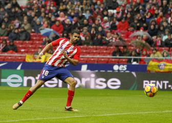 El Atlético gana el 94,4% de los partidos si marca Costa