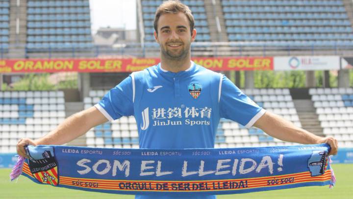 Jorge Féix, jugador del Lleida. 