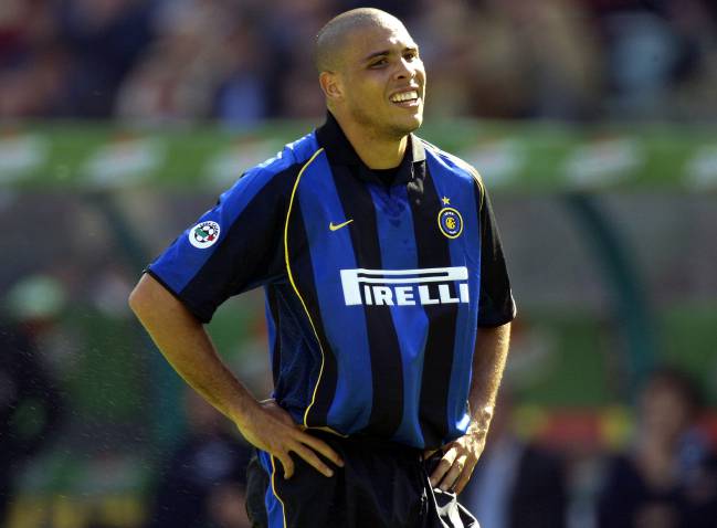 Ronaldo, en uno de sus últimos partidos con el Inter.
