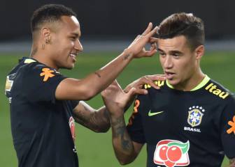 La burla de Neymar a Coutinho que está recorriendo las redes