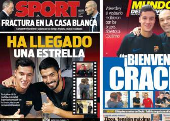 La operación salida del Barça y Coutinho, en la prensa catalana