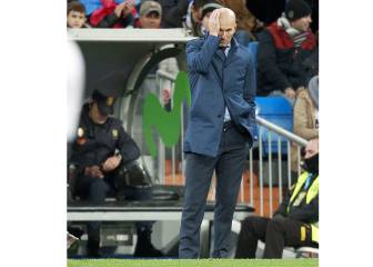Las imágenes de Zidane en el partido contra el Numancia