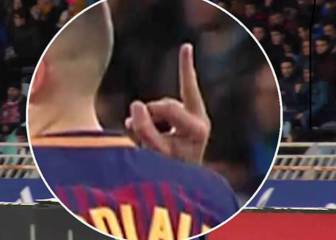 Alba, tras su peineta en Anoeta: 