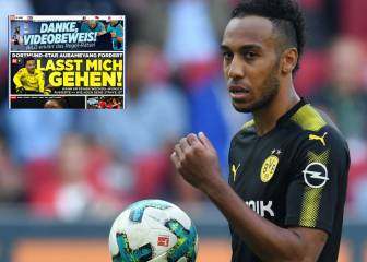 Auba le exige al Dortmund la carta de libertad: 
