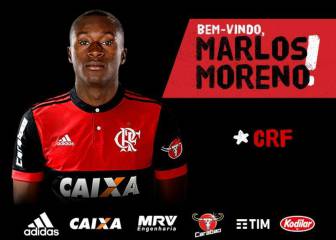Más competencia para Vinicius: Marlos Moreno llega a Flamengo
