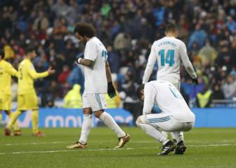 El Real Madrid se desploma en las segundas partes