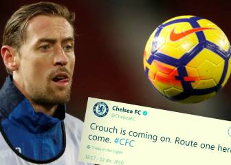 Conte va a por Crouch: Twitter recuerda el día que el Chelsea se mofó del delantero