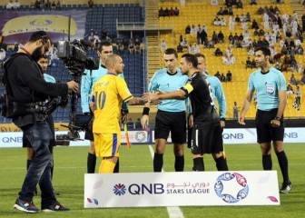 Xavi se llevó el duelo frente a Sneijder en la liga de Qatar