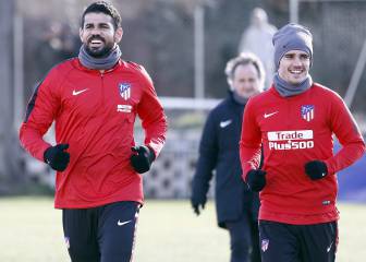 Diego Costa vuelve al grupo y
apunta al once ante Las Palmas