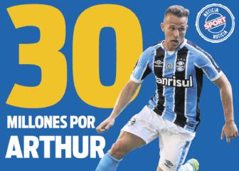 Más madera en el Barça: Arthur, portada en Sport
