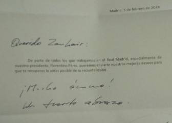 Feddal hace pública la carta que el Madrid le envió por su lesión