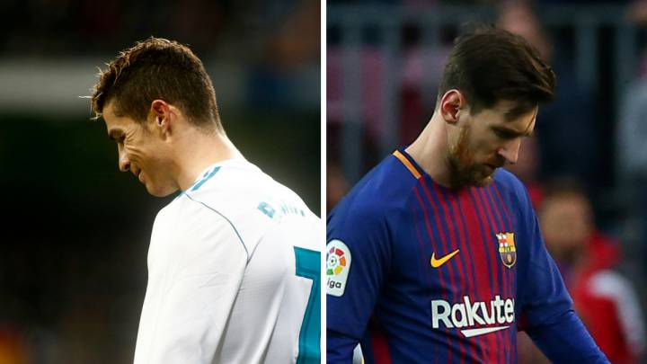 Cristiano Ronaldo (Real Madrid) y Leo Messi (Barcelona), fuera del podio por la Bota de Oro.