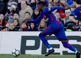 Dembélé, desorientado: 13 pérdidas en 27 minutos