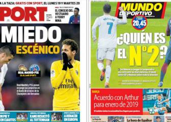 La prensa catalana sobre el Madrid-PSG: 