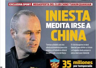 China vuelve a por Iniesta