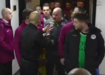 Guardiola y el técnico del Wigan se encararon en los vestuarios