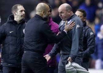 Los encontronazos de Guardiola