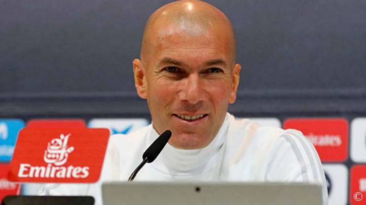 Zidane: "Voy a pelear para estar aquí y quedarme siempre".