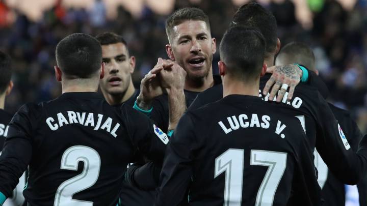 Sigue el Leganés-Real Madrid directo online, partido atrasado de la jorenada 16ª de La Liga Santander, hoy, 21 de febrero, a las 18:45 en AS.com