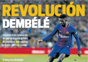 Dembélé y Arthur, titulares en las portadas de Barcelona