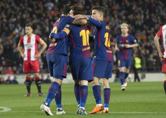 En imágenes la goleada de Barcelona al Girona