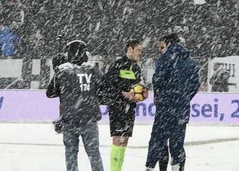Oficial: se suspende el Juventus-Atalanta por la nevada en Turín