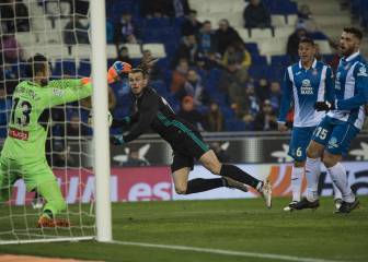 Espanyol sorprende y gana al Real Madrid en el último minuto