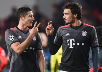 Hummels y Lewandowski, a gritos en el entrenamiento del Bayern