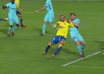 Primer penalti pitado al Barça en Liga después de dos años