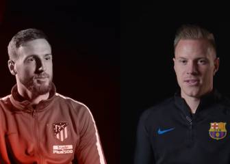 Ter Stegen and Oblak: face to face ahead of Sunday's clash