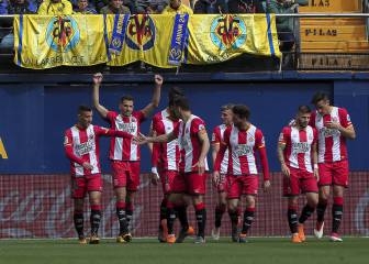 Girona sorprende y derrota al Villarreal a domicilio