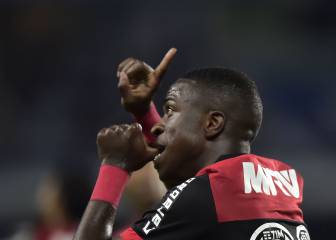 Vinícius Jr. le da el triunfo a Flamengo con dos golazos