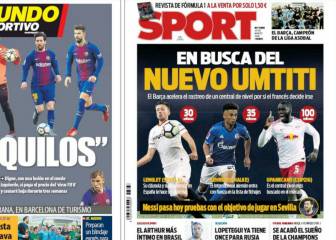 Sport: Lenglet, Kehrer y Upamecano por si se va Umtiti