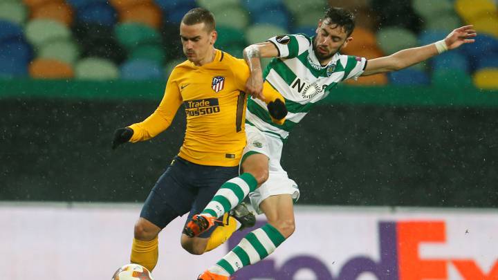 El delantero del AtlÃ©tico Antoine Griezmann.