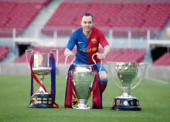 El impresionante palmarés de Andrés Iniesta con el Barça