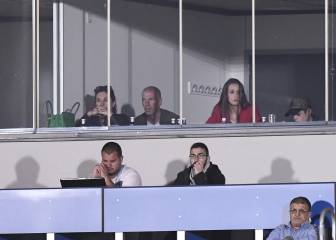 Zidane siguió de cerca al Castilla desde la grada